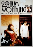2 RAUMWOHNUNG - HUMPE - 2005 - Promoplakat - Melancholisch Schön - Poster