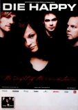 DIE HAPPY - 2003 - In Concert - Weight Of The Circumstances Tour - Poster