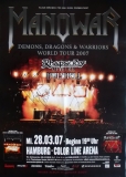 MANOWAR - 2007 - Plakat - Poster - Hamburg - Autogramm / Signed