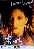 SCHNEIDER, HELEN - 1983 - Plakat - In Concert - Breakout Tour Poster - Stuttgart