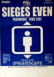 SIEGES EVEN - 2007 - In Concert - Dreamscape - Paramount Tour - Poster