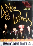 4 NON BLONDES - 1993 - Plakat - In Concert - Bigger Better Tour - Poster - Hamburg***