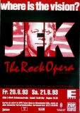 JFK - THE ROCK OPERA - 1993 - Plakat - John F Kennedy - Poster - Kln