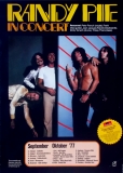 RANDY PIE - 1977 - Tourplakat - In Concert - Fast Forward - Tourposter