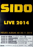 SIDO - 2014 - Live In Concert - Tour - Poster