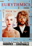 EURYTHMICS - 1986 - Plakat - In Concert - Revenge Tour - Poster - Hannover