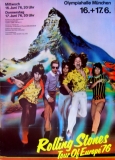 ROLLING STONES - 1976-06-17 - Plakat - European Tour - Poster - München - Berg