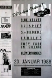 DEKA DENT - 1988 - Plakat - Family 5 - S-Chords - Flowerpornoes - Poster - Köln