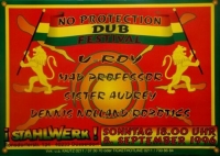 NO PROTECTION DUB - 1996 - Plakat - Reggae - Mad Professor - Poster