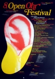 OPEN OHR FESTIVAL 08 - 1982 - Plakat - Hsch - Lage - Wader - Poster - Mainz