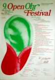 OPEN OHR FESTIVAL 09 - 1983 -  Plakat - Kittner - Alex Oriental - Poster - Mainz