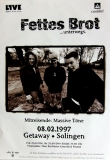 FETTES BROT - 1997 - Massive Tne - Auen Top Hits Tour - Poster - Solingen