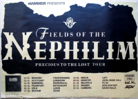 FIELDS OF THE NEPHILIM - 1988 - Plakat - Precious to the Lost Tour - Poster