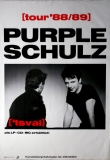PURPLE SCHULZ - 1988 - Plakat - In Concert - Tsvai Tour - Poster