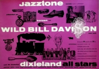 WILD BILLY DAVISON - 1957 - Plakat - Jazz - Günther - Kieser - Poster - Bonn