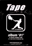 TAPE - Promoplakat - Album #1 - mit Autogrammen - Poster - Signed