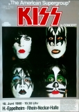 KISS - 1980 - Live In Concert - Dynasty Tour - Poster - Heidelberg