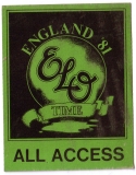 ELECTRIC LIGHT ORCHESTRA - 1981 - Pass - Time Tournee - All Access