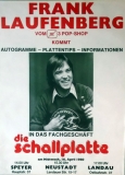 LAUFENBERG, FRANK - 1980 - Plakat - Die Schallplatte - Poster - Speyer