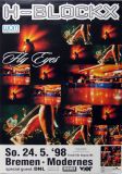 H-BLOCKX - 1998 - Live In Concert - Fly Eyes Tour - Poster - Bremen