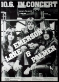 EMERSON LAKE & PALMER - 1972 - Plakat - Gnther Kieser - Poster - Frankfurt