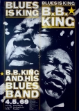 KING, B.B. - 1969 - Plakat - Blues is King - Günther Kieser Poster - Frankfurt