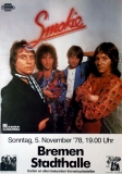 SMOKIE - 1978 - Plakat - In Concert -  Bright Lights - Tourposter - Bremen