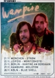 WAMPIRE - 2013 - Plakat - Live In Concert - Curiosity Tour - Poster