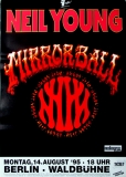 YOUNG, NEIL - 1995 - Plakat - In Concert - Mirrorball Tour - Poster - Berlin