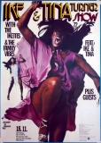 TURNER, IKE & TINA - 1972 - Plakat - Gnther Kieser - Poster - Mnchen