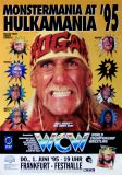 HULK HOGAN - 1995 - Hulkamania - Wrestling - Poster - Frankfurt