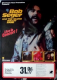 SEGER, BOB - 1977 - Konzertplakat - In Concert - Tourposter - Dsseldorf
