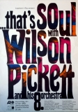 PICKETT, WILSON - 1968 - Plakat - Günther Kieser - Poster - Frankfurt