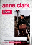 CLARK, ANNE - 1987 - Plakat - Live In Concert - Hopless Cases Tour - Poster