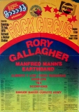 ROCK CIRCUS - 1976 - In Concert - Rory Gallagher - Scorpions - Poster - Rottweil