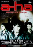 A-HA - 2005 - Plakat - In Concert - Greatest Hits Tour - Poster - Hamburg