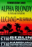 APLPHA BLONDY - 2002 - LUCIANO - Live In Concert Tour - Poster - Berlin