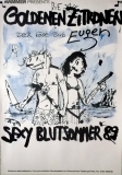 GOLDENEN ZITRONEN, DIE - 1989 - Live In Concert - Sexy Blutsommer Tour - Poster