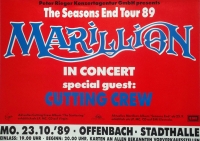 MARILLION - 1989 - Plakat - In Concert - Seasons End Tour - Poster - Offenbach