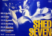 SHED SEVEN - 1996 - Live In Concert - A Maximum High Tour - Poster