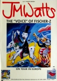 WATTS, JOHN - FISCHER Z - 1998 - Plakat - In Concert Tour - Poster