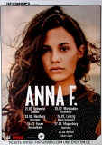 ANNA F - 2015 -Live In Concert - Too Far Tour - Poster