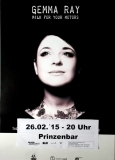 RAY, GEMMA - 2015 - In Concert - Milk for your Motors Tour - Poster - Hamburg