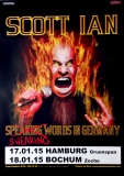 ANTHRAX - SCOTT IAN - 2015 - Concert - Swearing Words In Germany - Poster