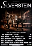 SILVERSTEIN - 2009 - Live In Concert - A Shipwreck in the Sand Tour - Poster