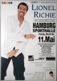 RICHIE, LIONEL - COMMODORES - 2001 - In Concert Tour - Poster - Hamburg