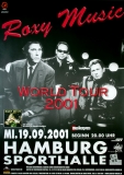 ROXY MUSIC - 2001 - Plakat - In Concert - Best Of Tour - Poster - Hamburg