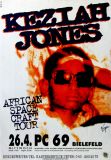 JONES, KEZIAH - 1995 - Konzertplakat - African Space - Tourposter - Bielefeld