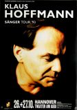 HOFFMANN, KLAUS - 1993 - Live in Concert - Snger Tour - Poster - Hannover