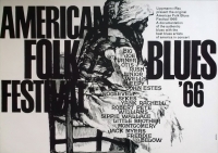 AMERICAN FOLK & BLUES - 1966 - Plakat - Günther Kieser - Poster